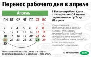 Могут ли перенести рабочий день на субботу