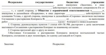 Соглашение о расторжении договора подряда и возврате аванса Соглашение о расторжении договора подряда и возврате аванса